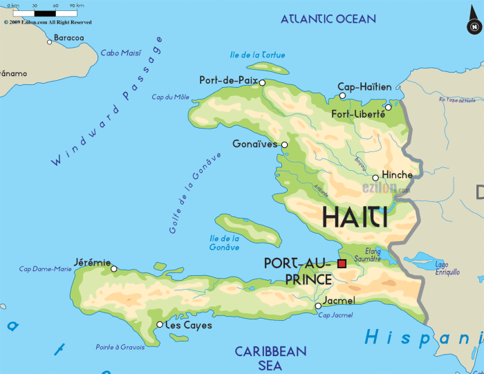 Haiti-map